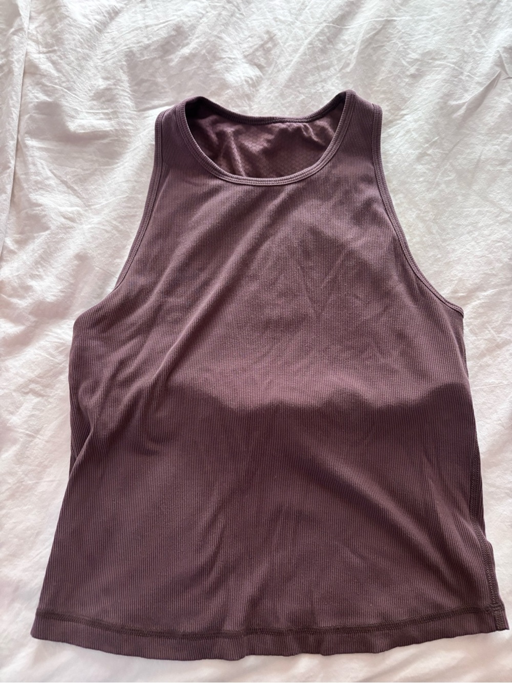 Vuori Women's Ribbed Tank Top - Mauve Plum